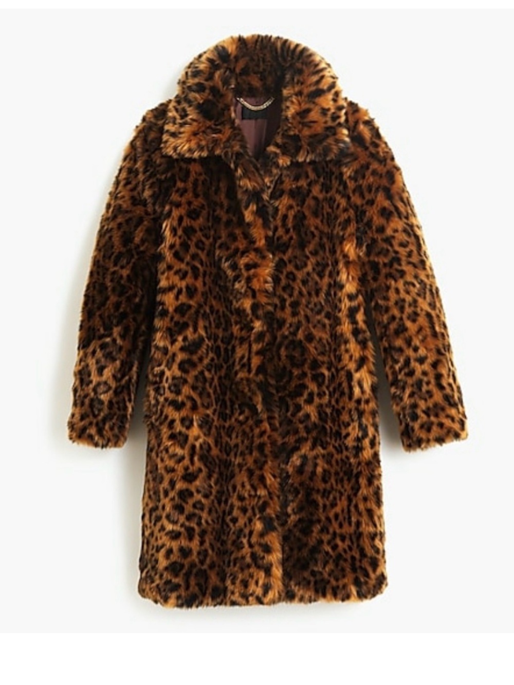 J. Crew Faux-fur leopard coat | Size M
Excellent condition.